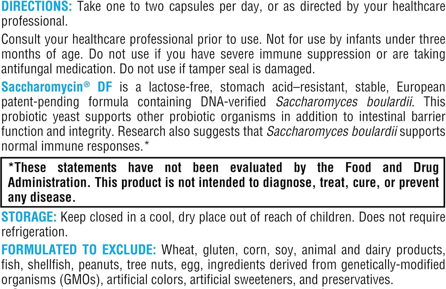 XYMOGEN Saccharomycin 10B - Gut Flora & Digestive Health - 60 Capsules - görsel 5