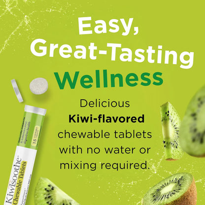 AFT Pharmaceuticals KiwiSoothe Digestive Wellness Supplement, 30 Chewable Tablets