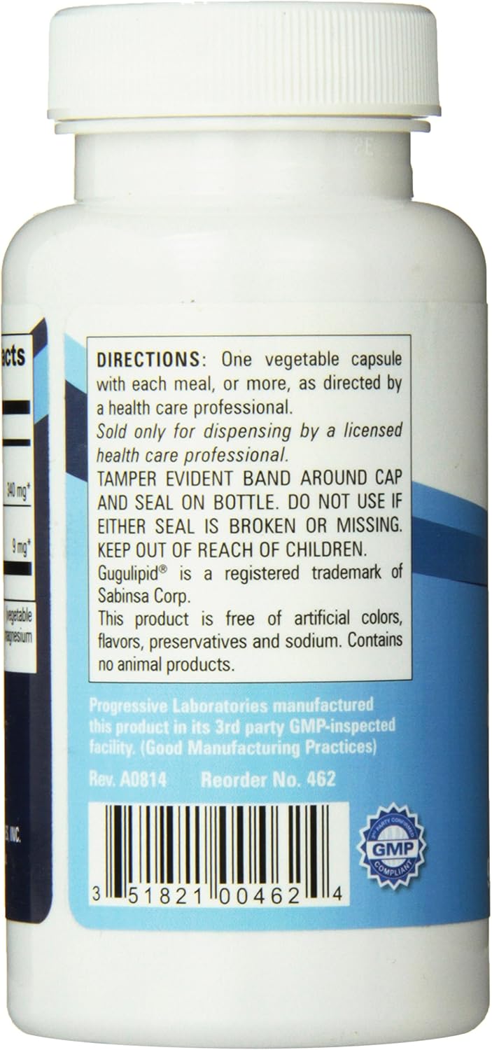 Progressive Labs Gugulipid Supplement – 90 Capsules - görsel 3