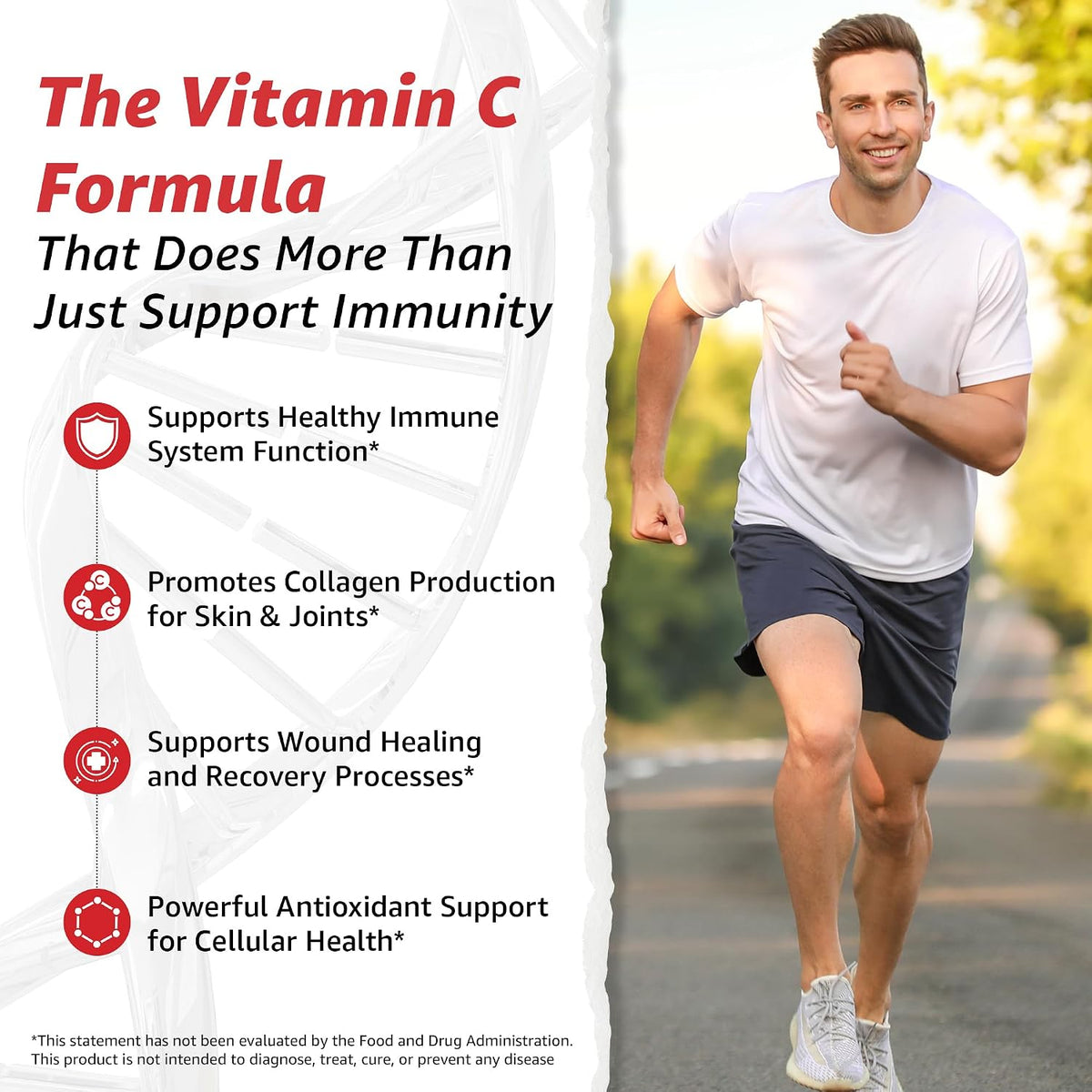 10X Health Vitamin C 1000mg – 120 Capsules | High Potency Ascorbic Acid for Immunity & Antioxidant Support - görsel 3