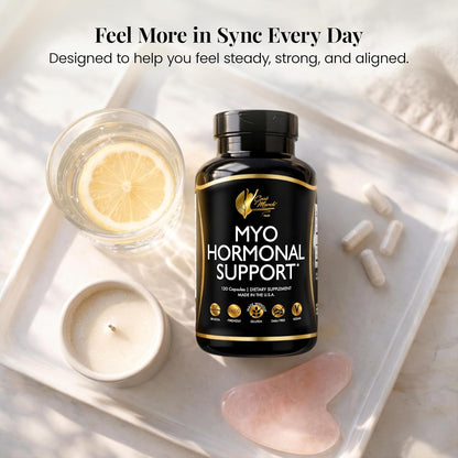 Cocó March N.M.D Myo-Inositol Hormonal Support for Women – Supports Hormone Balance & Menopause Wellness, Energy & Metabolism – Gluten-free, Dairy-free, Vegan – 120 Capsules