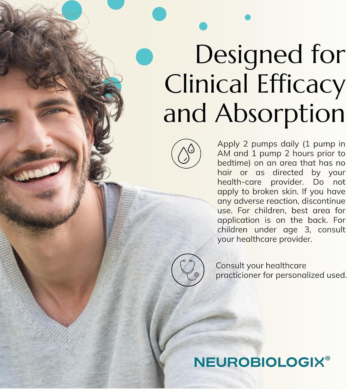 Neurobiologix Methylation Pro Topical for Men and Women - Bioactive B Vitamin Cream with Methylfolate, B6, B12, D3 & K1 - Supports Cellular Energy, Methylation & Nervous System Health - 2 Oz (120 Pumps) - görsel 7