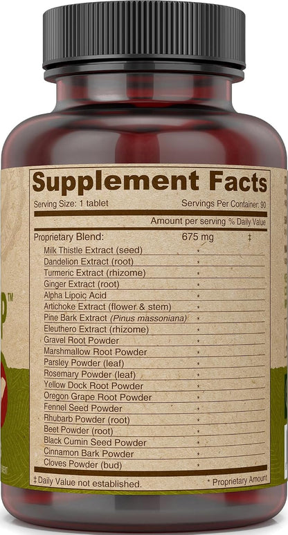 DEVA Nutrition Vegan Liver Support Tablets, 90 Tablets