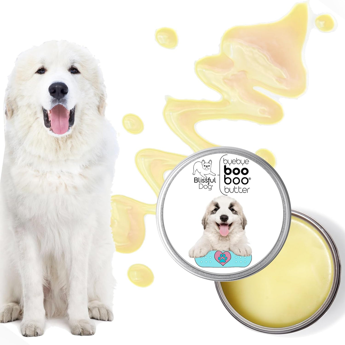 The Blissful Dog 227 g Tin Great Pyrenees Booboo Butter - görsel 2