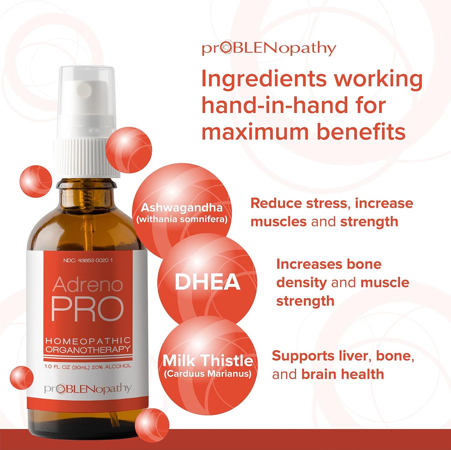 proBLEN AdrenoPRO Natural Adrenal Support Oral Spray - görsel 3