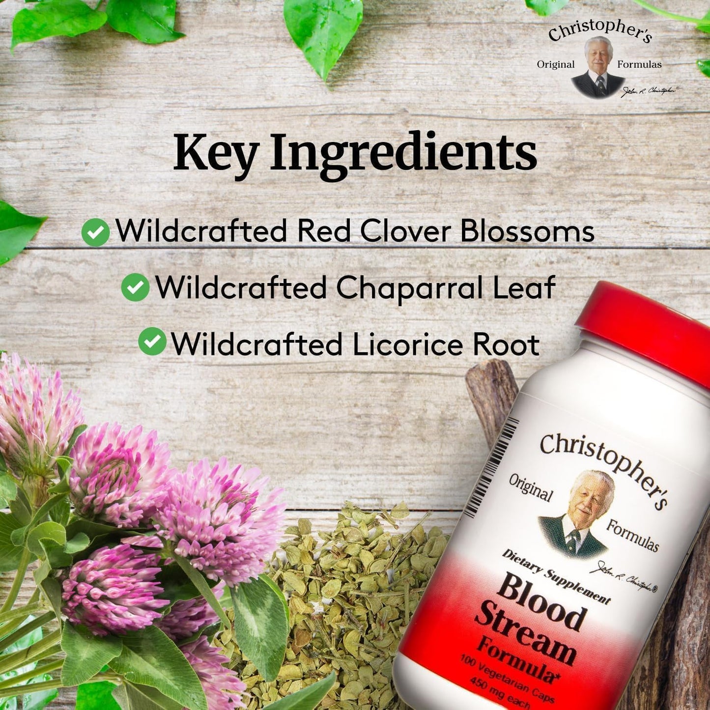 Christopher's Blood Stream Formula – Herbal Circulation & Vein Support - görsel 4