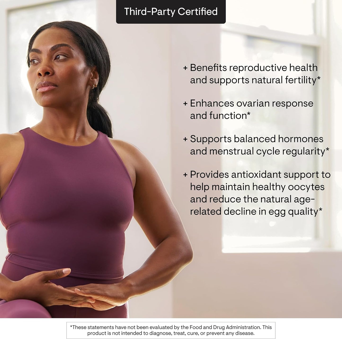 THORNE Ovarian Care – Women’s Health Supplement with Inositol, CoQ10, Folate & Polyphenols, Mixed Berry, 60 Servings - görsel 5