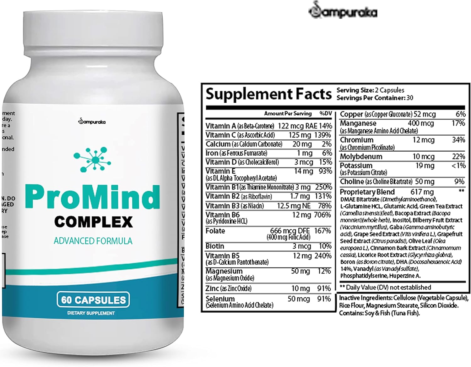 ProMind Complex Advanced Formula 1 Bottle - görsel 2