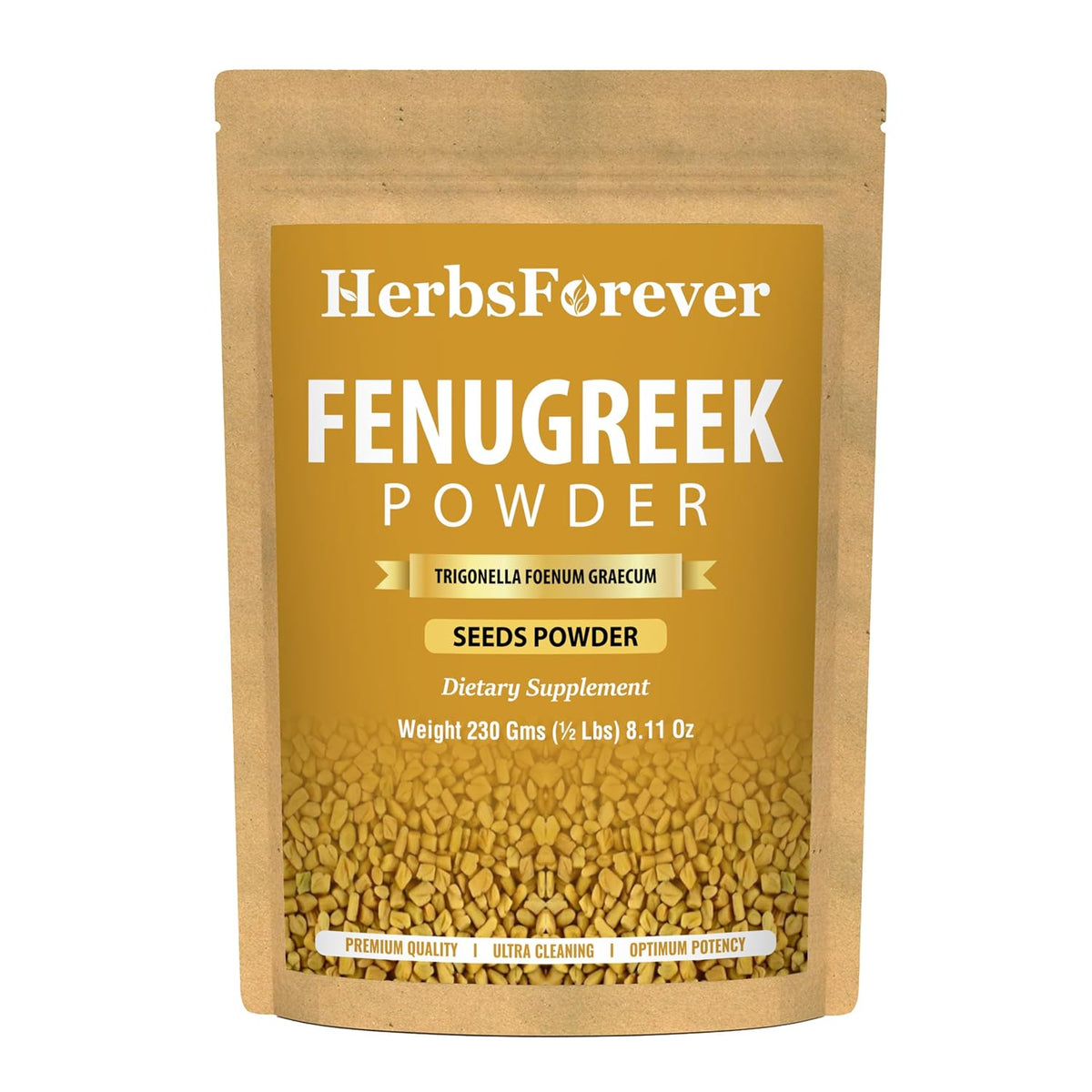 HerbsForever Fenugreek Powder (Seeds) - 230g - görsel 1
