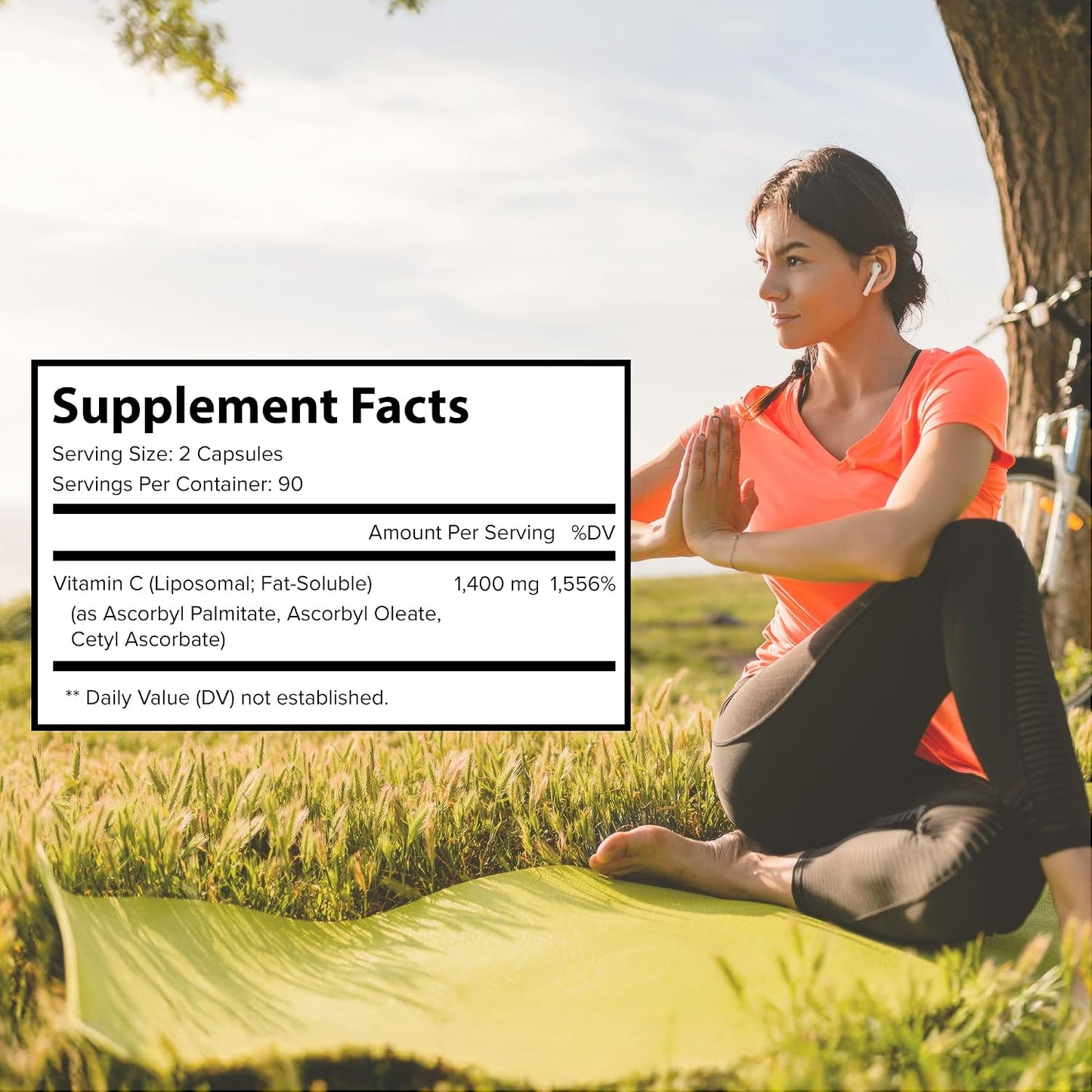 Pure O Elements Vitamin C Liposomal Supplement Capsules 180 Count – High Absorption Ascorbic Acid, Non-GMO, Soya-free, Gluten-free - görsel 5