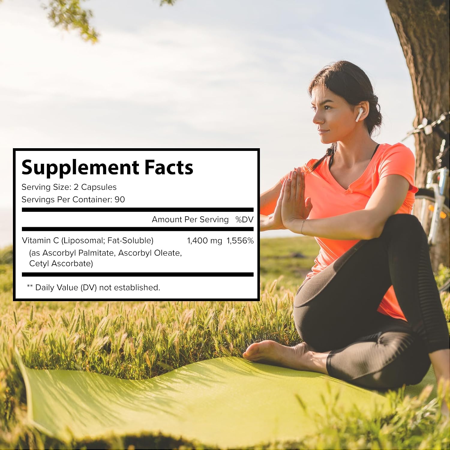 Pure O Elements Vitamin C Liposomal Supplement Capsules 180 Count – High Absorption Ascorbic Acid, Non-GMO, Soya-free, Gluten-free - görsel 5