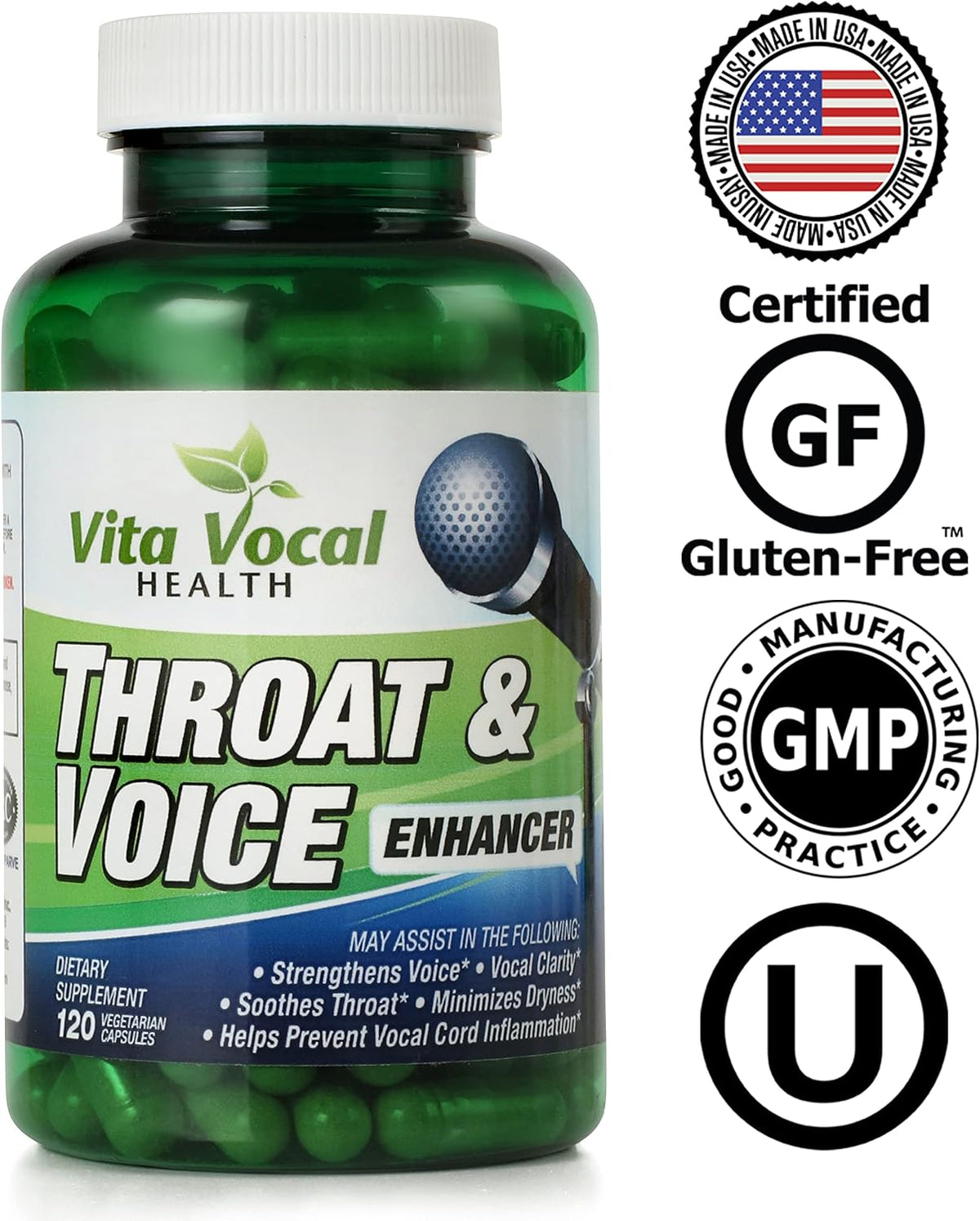 VitaVocal Throat & Voice Enhancer - Natural Herbal Food Supplement for Vocal Clarity and Throat Comfort - görsel 4