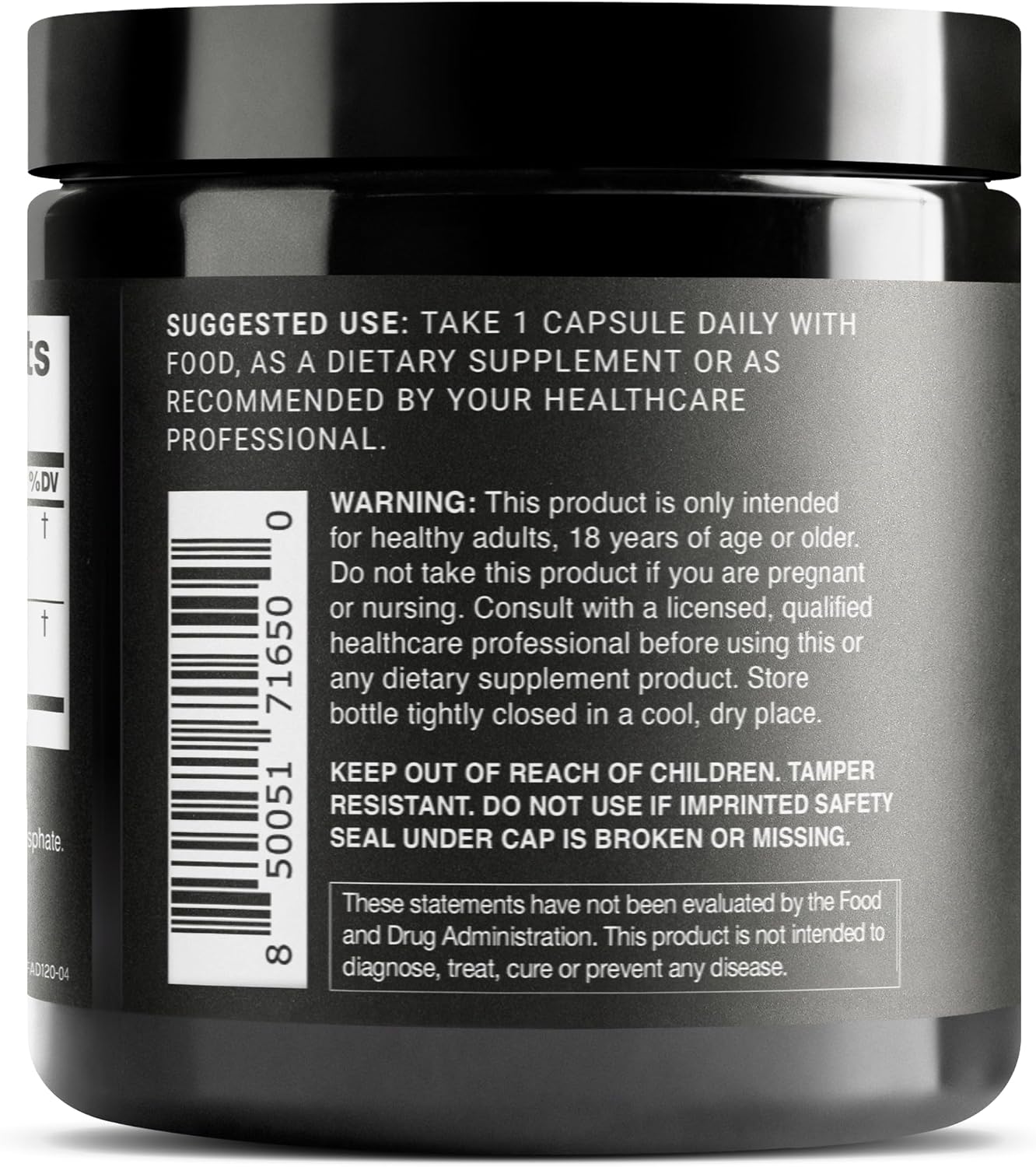 Toniiq Tongkat Ali and Fadogia Agrestis - Ultra-High Potency 200:1 & 30:1 Blend - 120 Capsules - görsel 8