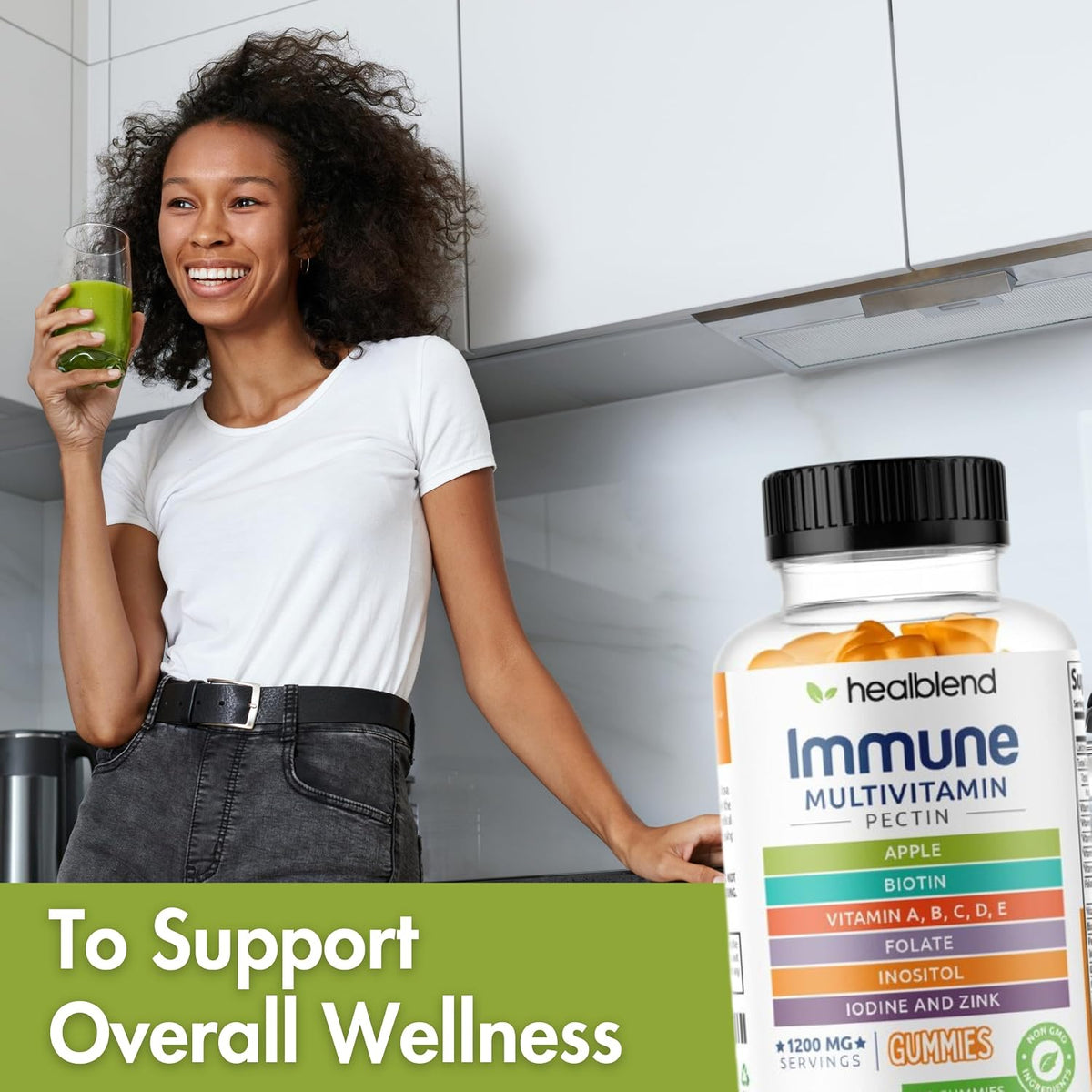 healblend Power-Packed Multivitamin Bear Gummies for Adults - görsel 6