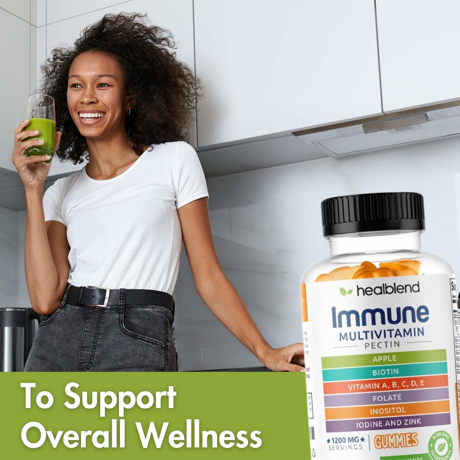 healblend Power-Packed Multivitamin Bear Gummies for Adults - görsel 6