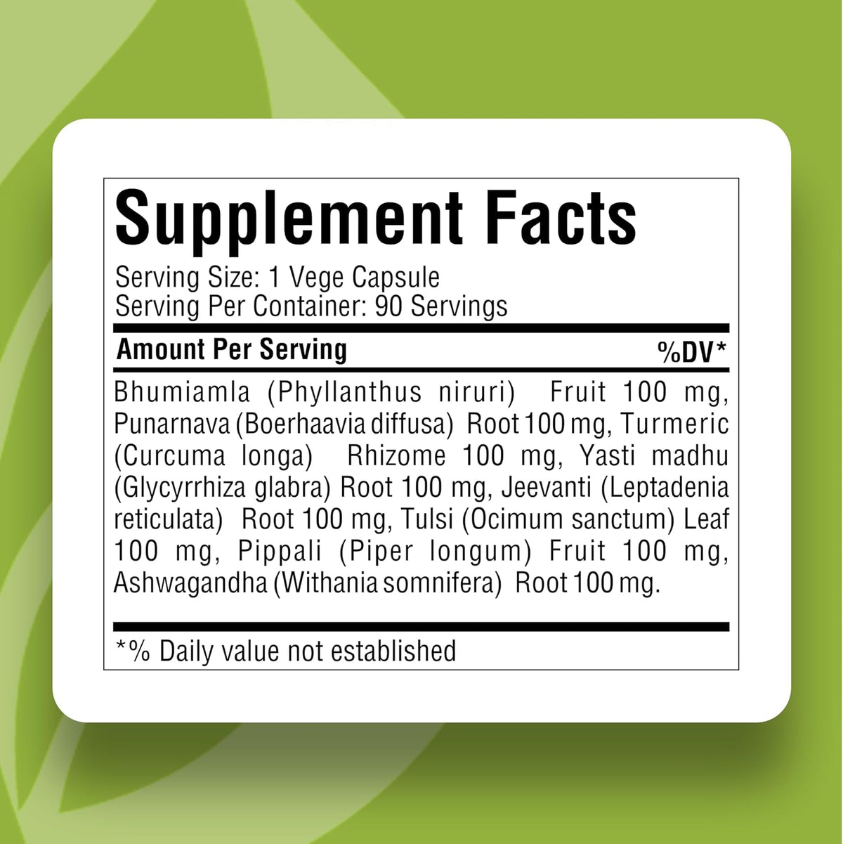 Herbsforever Enviro Care Capsules – Ayurvedic Herbal Supplement, 90 Vegetable Capsules, 800 mg Each - görsel 3