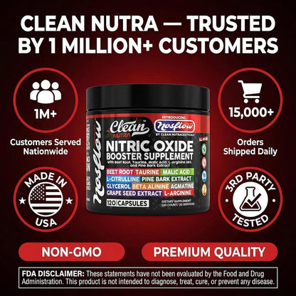 NosFlow Nitric Oxide Supplements for Men and Women