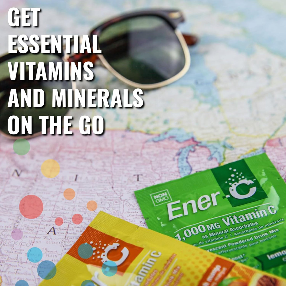 Ener-C Multivitamin Drink Mix with Electrolytes, Lemon & Lime Flavour, 60 Sachets - görsel 6