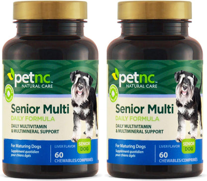PetNC Adult Multi Chewables for Dogs (75 Tablets) - Daily Multivitamin with Liver Flavour