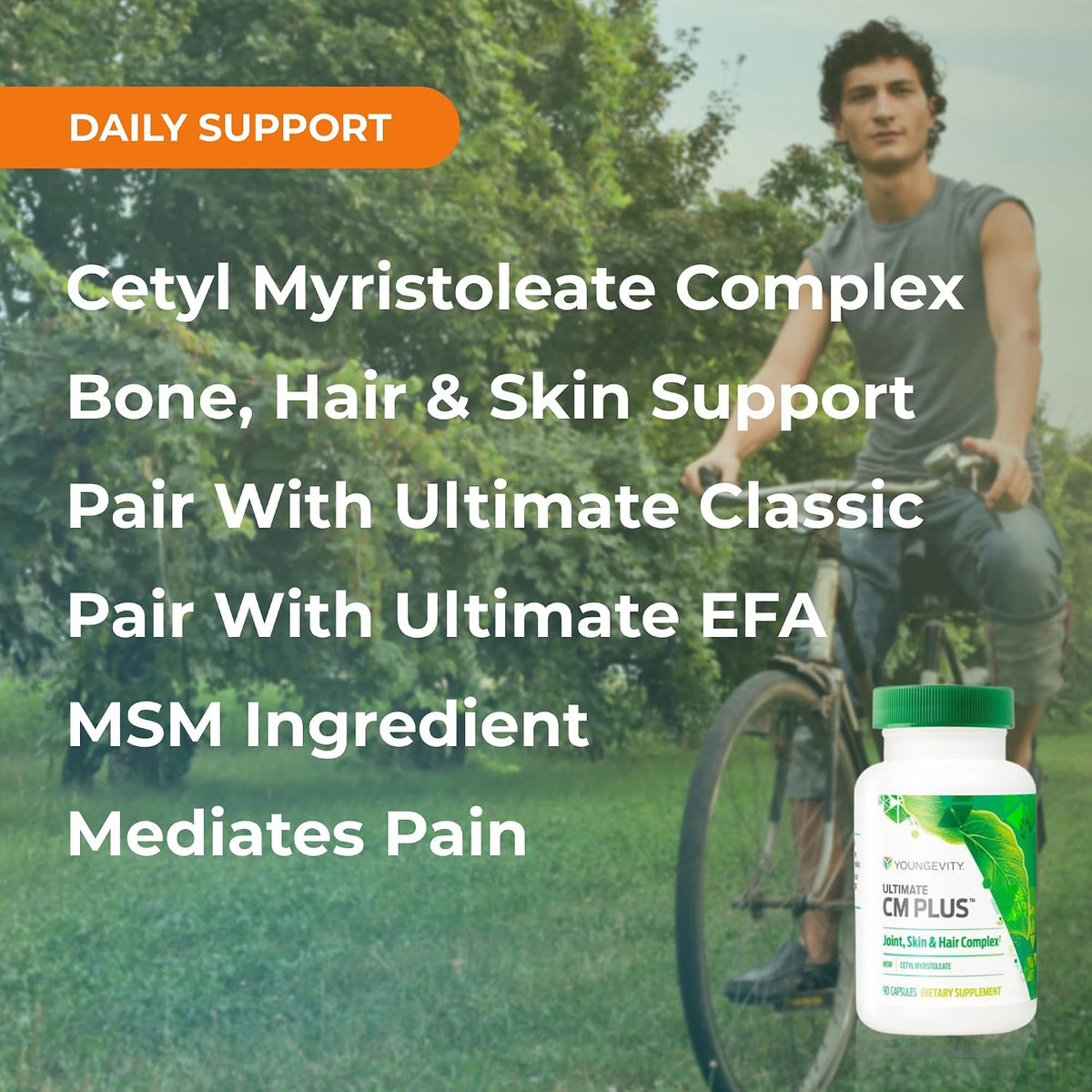 Youngevity Ultimate CM Plus – Patented Bone Health Supplement with MSM & Cetyl Myristoleate (90 Capsules) - görsel 4