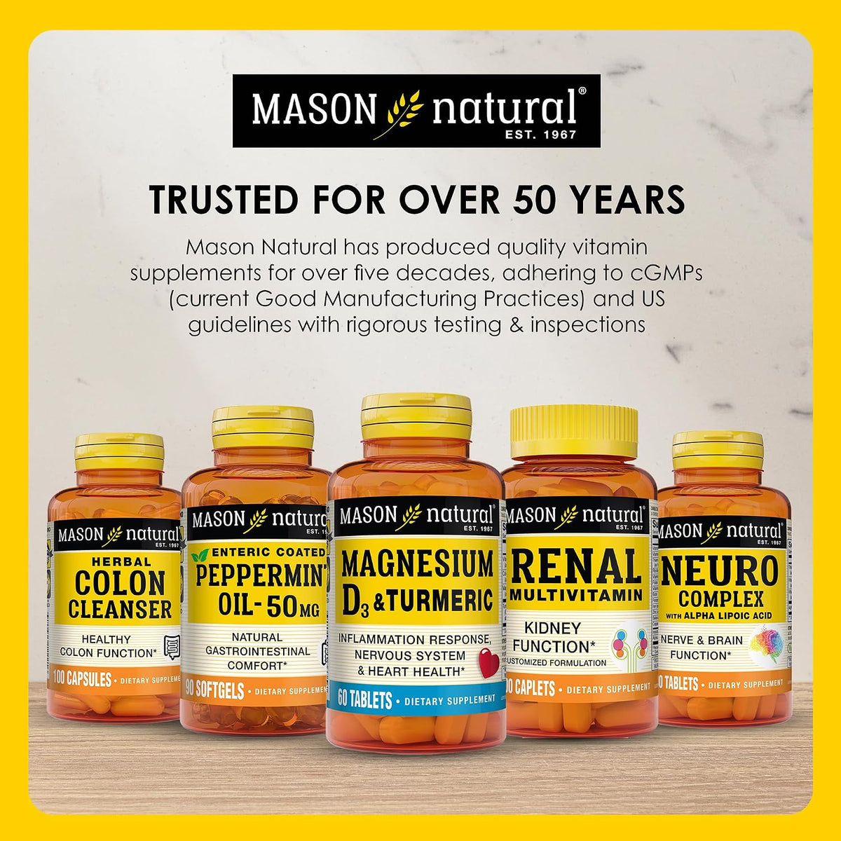 MASON NATURAL Vitatrum Complete Multivitamin & Multimineral, 150 Tablets - görsel 7