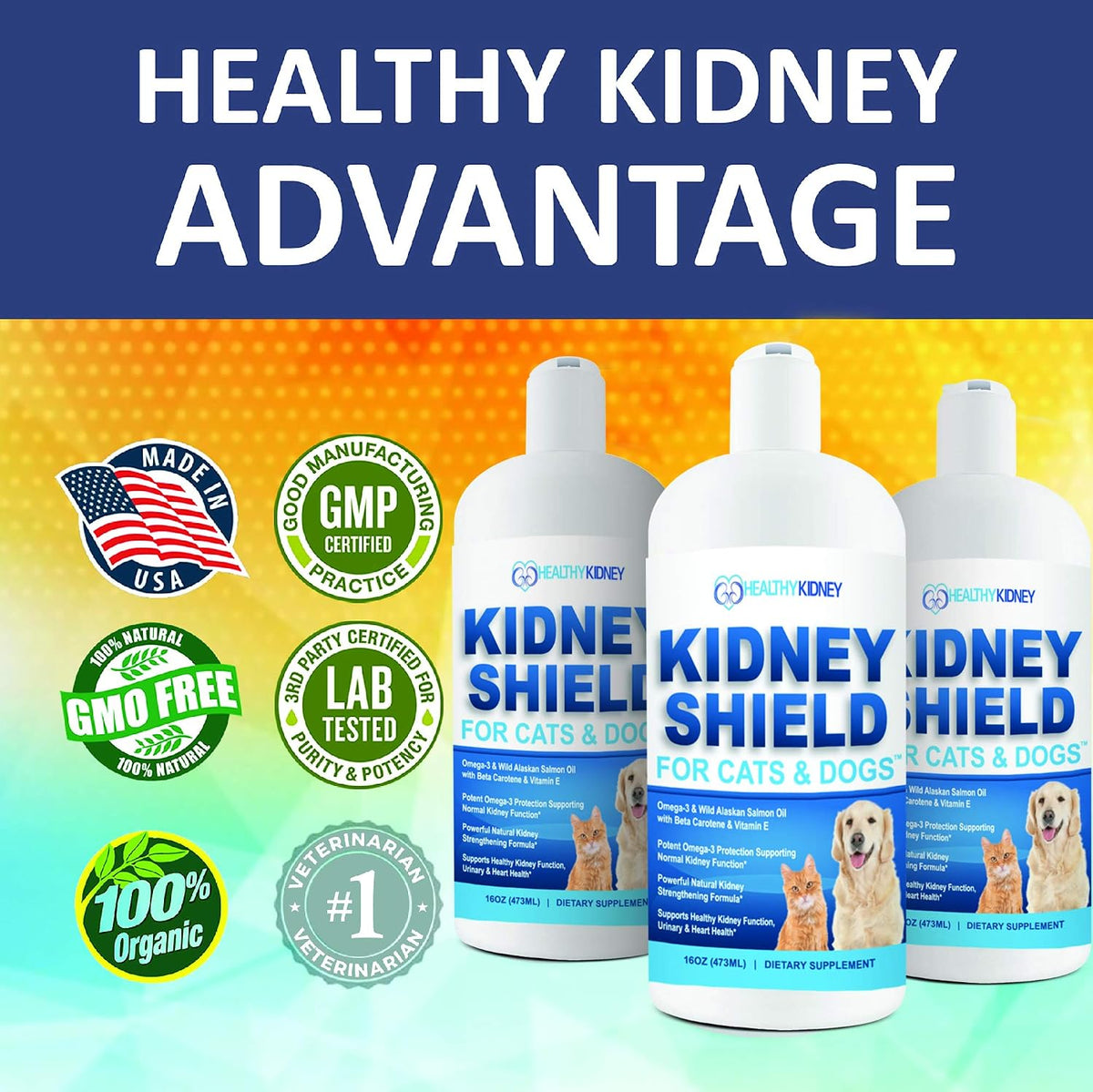 Kidney Shield for Dogs and Cats - Renal Health Supplement - görsel 5