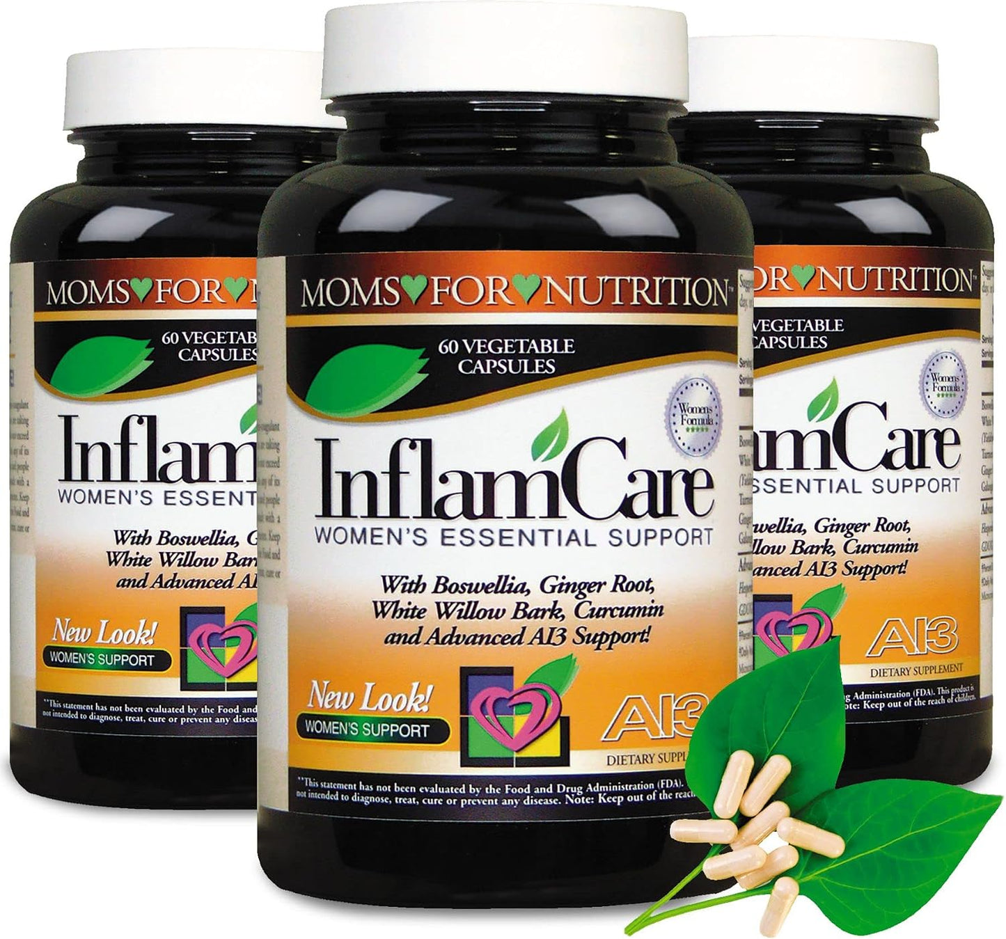InflamCare 3000MG Women’s Formula – Gluten-free – 180 Count (3 Bottles) - görsel 1
