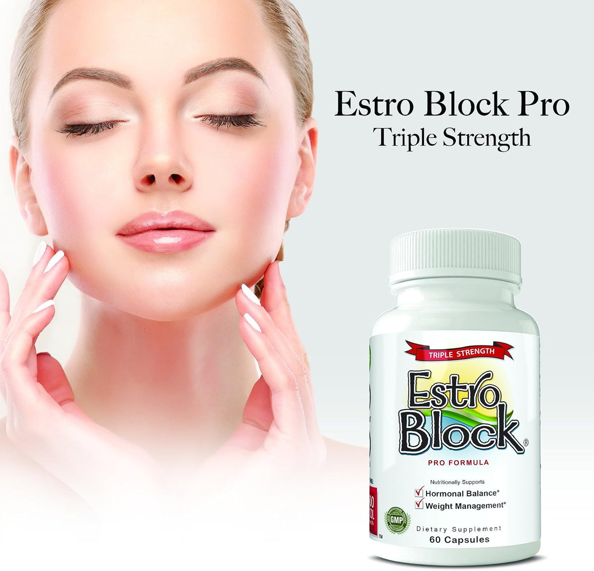 Estroblock PRO Triple Strength – DIM & Indole-3-Carbinol Food Supplement (3-Pack, 180 Capsules) - görsel 1