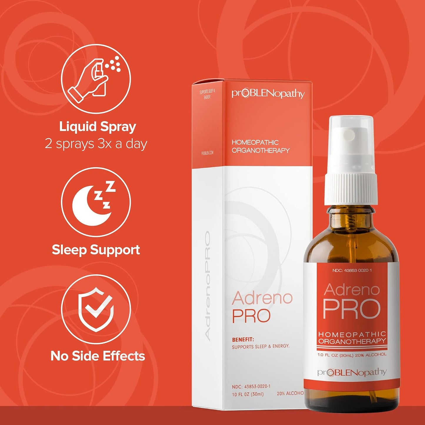 proBLEN AdrenoPRO Natural Adrenal Support Oral Spray - görsel 2