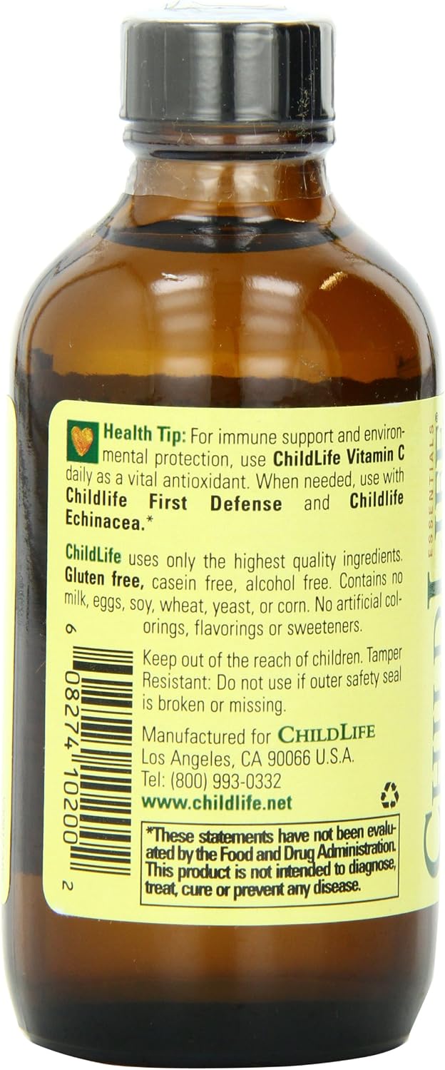 Child Life Liquid Vitamin C, Orange Flavour, Glass Bottle, 118ml (Pack of 2) - görsel 3