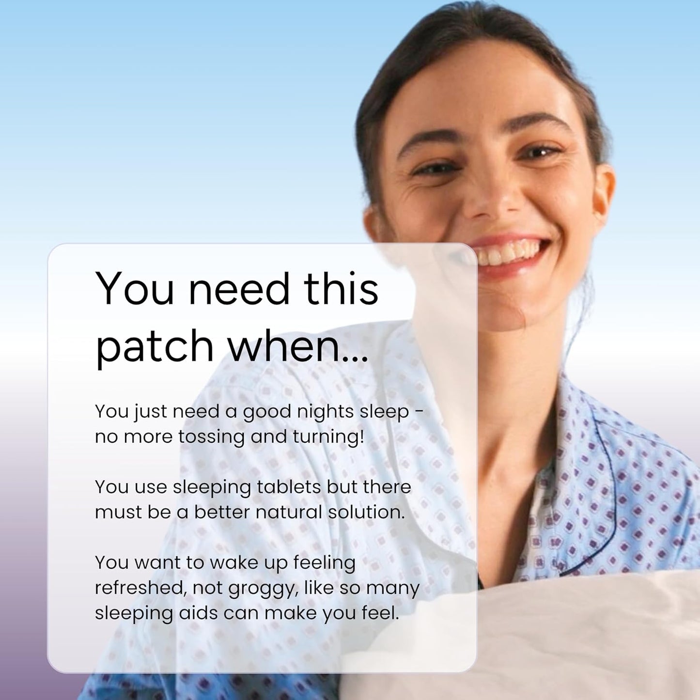 The Patch Remedy Sleep with Lavender Patch | Valerian, Passionflower, Hops, Magnesium Glycinate, Lavender | 30 Patches - görsel 5