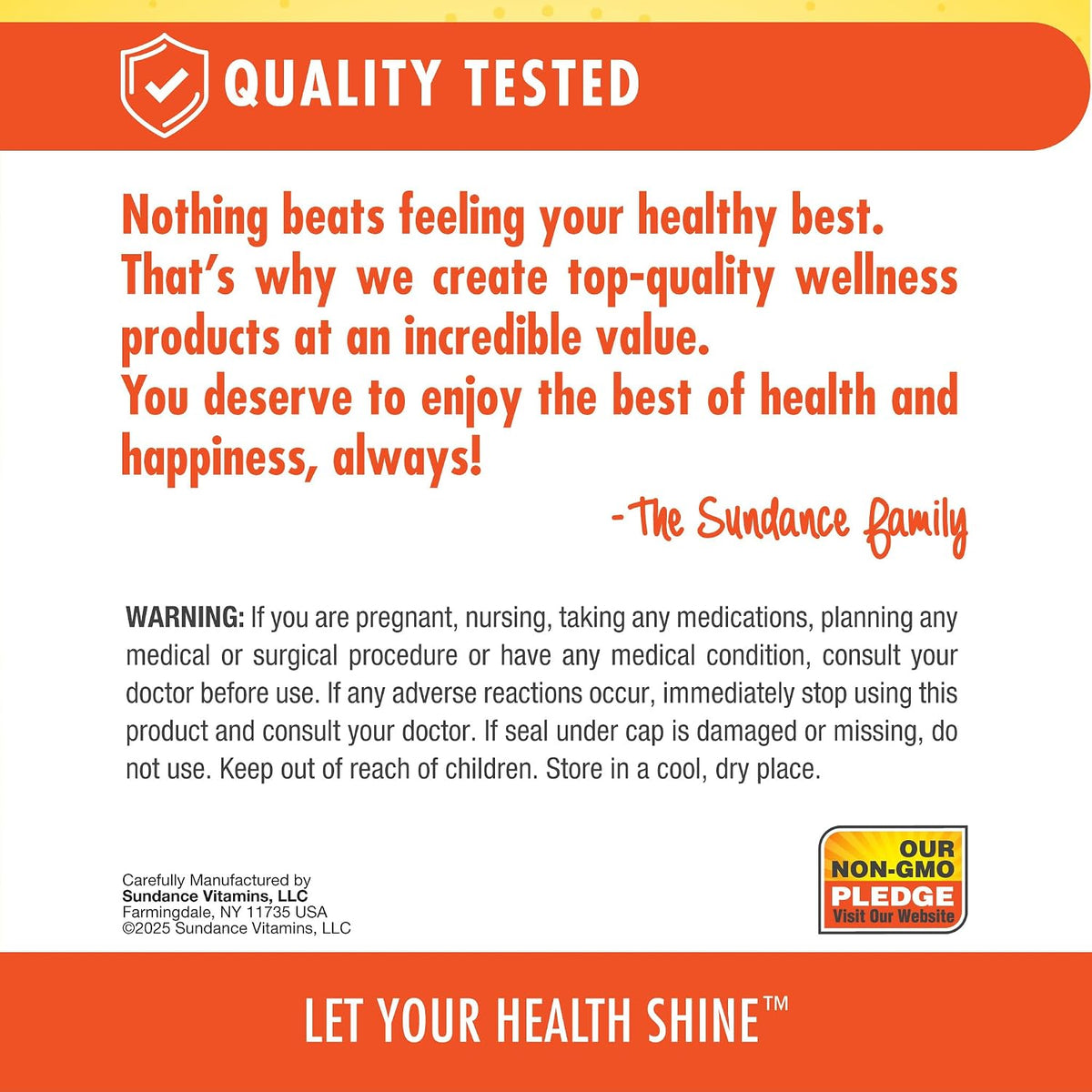 Sundance Daily Multivitamin for Adults | 60 Tablets | High Potency Formula | Non-GMO and Gluten-free Supplement - görsel 5