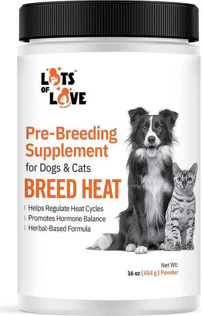 Breed Heat - Breeding & Reproductive Supplement for Dogs & Cats (Formerly Thomas Labs, Same Product) - 454 g Powder