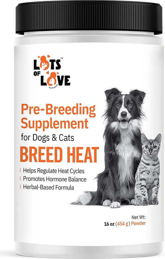Breed Heat - Breeding & Reproductive Supplement for Dogs & Cats (Formerly Thomas Labs, Same Product) - 454 g Powder