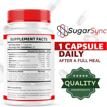 Sugar Sync Glyco Optimiser – 3 Pack (90 Capsules)