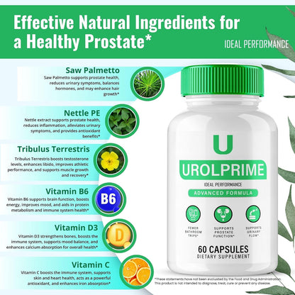 Urol Capsules – Official Prostate Support Supplement (5 Pack)