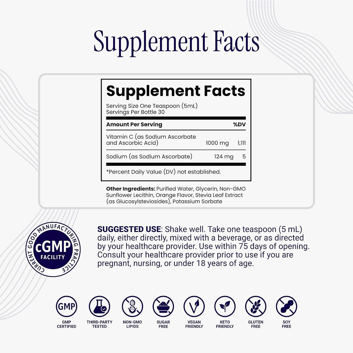 Rho Nutrition Liposomal Vitamin C – Ultra High Absorption Liquid Vitamin C Supplement - görsel 3