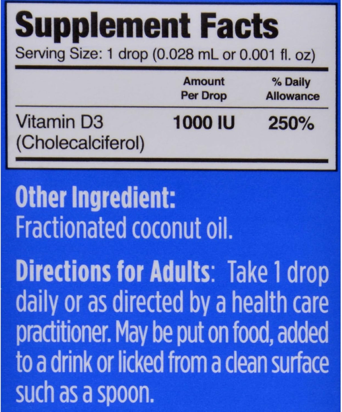 Vitamin D 1000 IU, 180 Drops - görsel 2