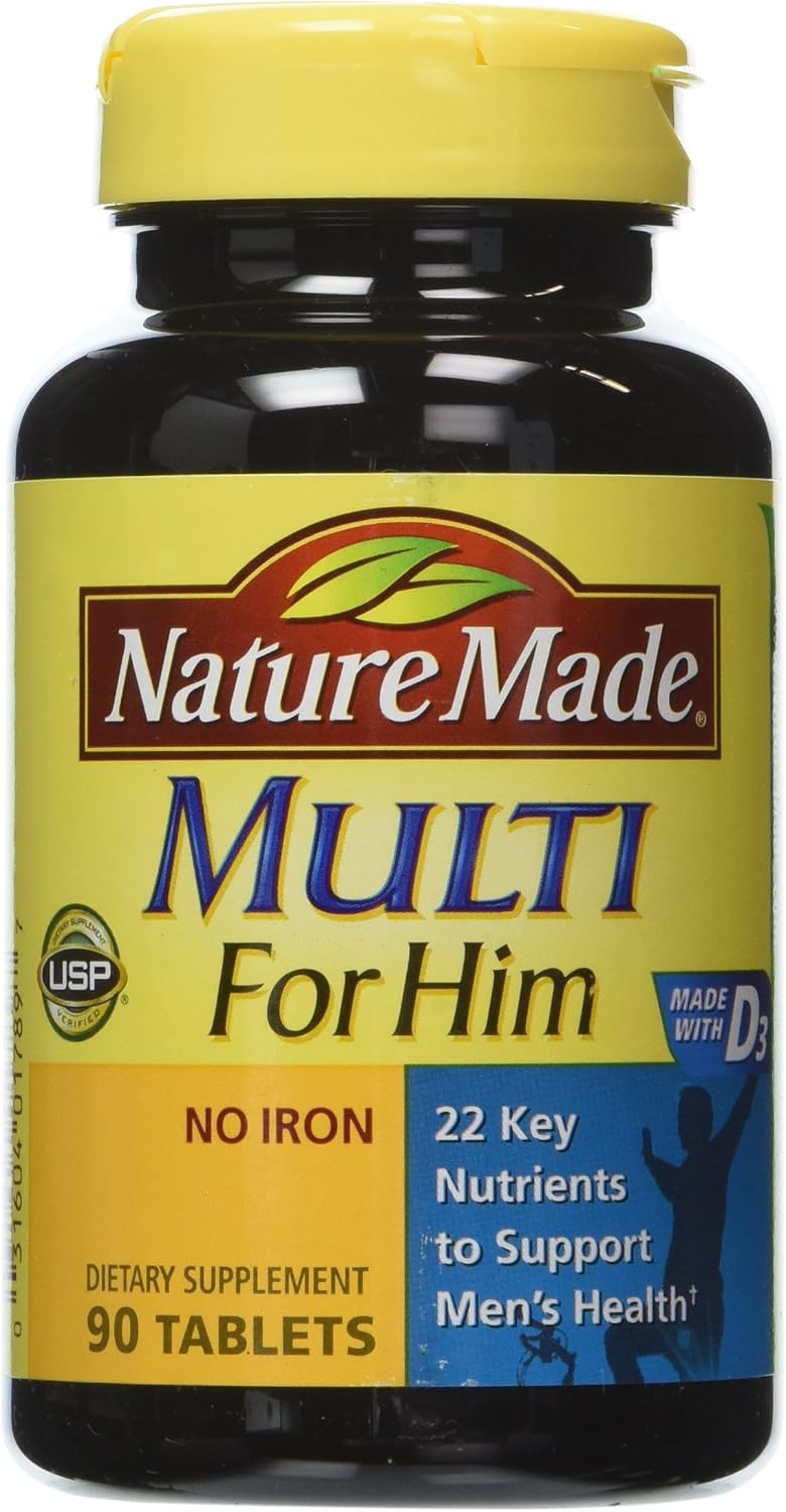 Nature Made Multivitamin For Him - Daily Men's Multivitamin, 270 Tablets (3-Pack) - görsel 1