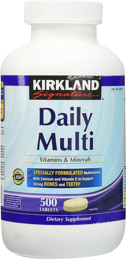 Kirkland Signature Daily Multi, 500 Tablets (2 Pack)