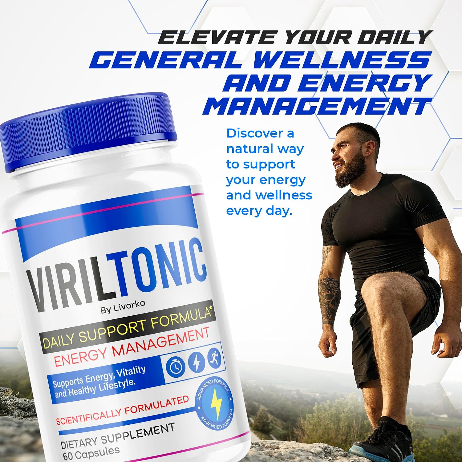 Viriltonic Advanced Support Formula Capsules - 5 Pack (300 Capsules) - görsel 2