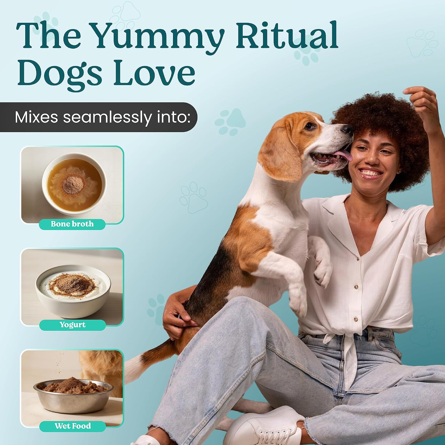 Doggie Herbs High Potency Immune Support – Critical Care Formula with Turkey Tail, Reishi & TCM Mushrooms + Herbs – Doctor Formulated Powder for Recovery, Vitality & Cellular Health 100g - görsel 6