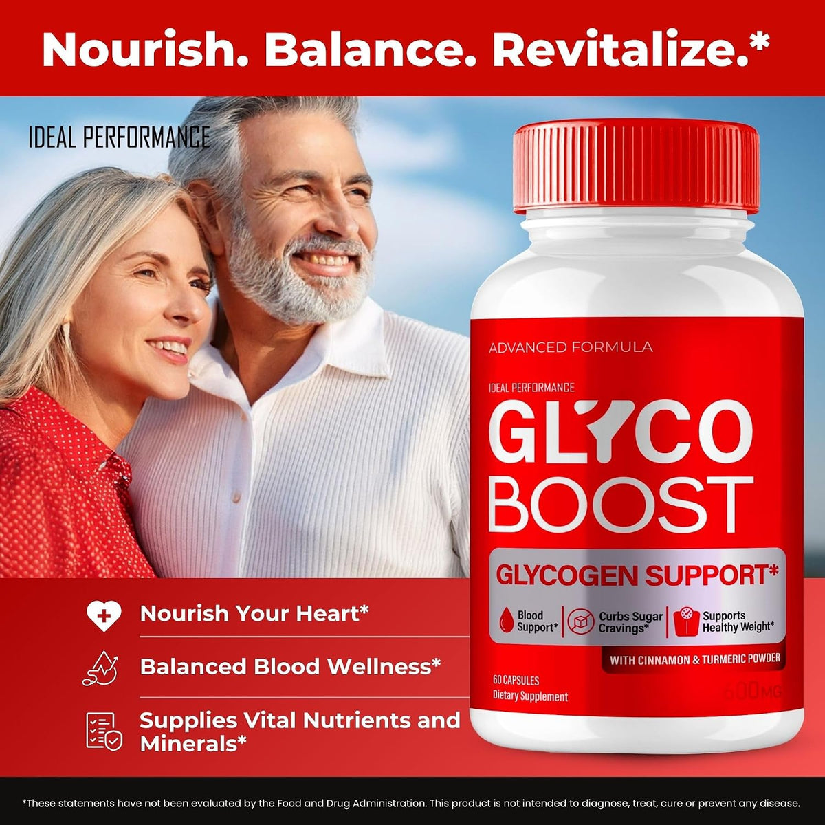 IDEAL PERFORMANCE Glyco Boost Blood Capsules – Premium Blood Formula Supplement for Healthy Circulation & Stable Levels (3 Pack) - görsel 5