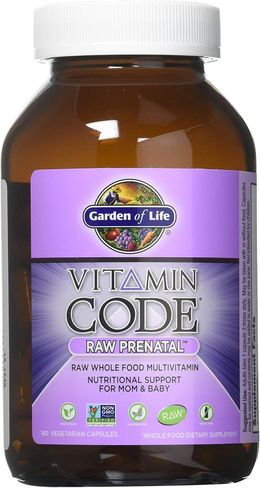Garden of Life Vitamin Code RAW Prenatal, 90 Capsules