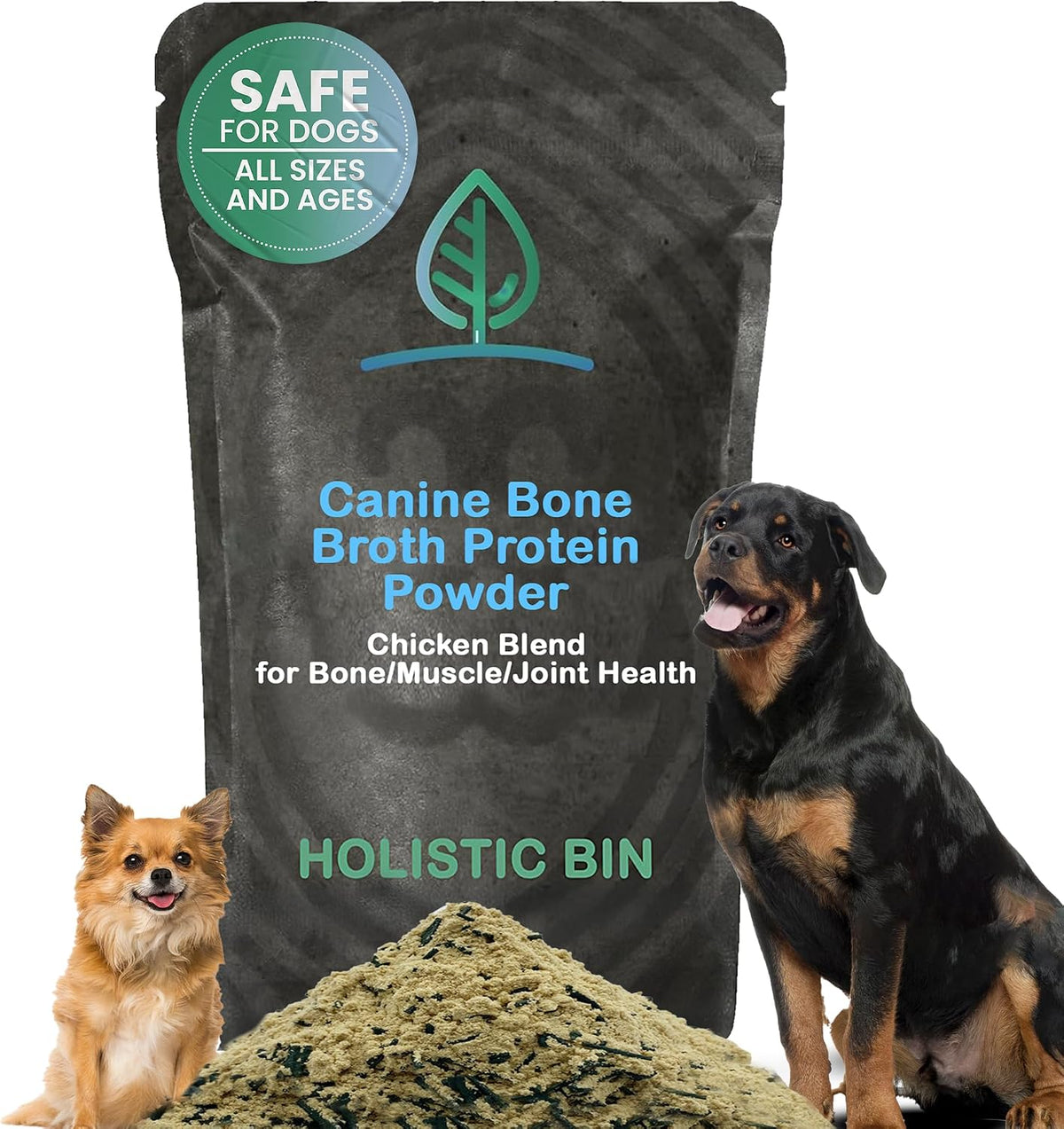 Canine Fermented Farmer's Blend | Nutrient-Rich Dog Food Topper | Plant-Based Supplement for Gut Flora | Pumpkin, Spinach, Fruit and Vegetable Powder Mix (50g) - görsel 9