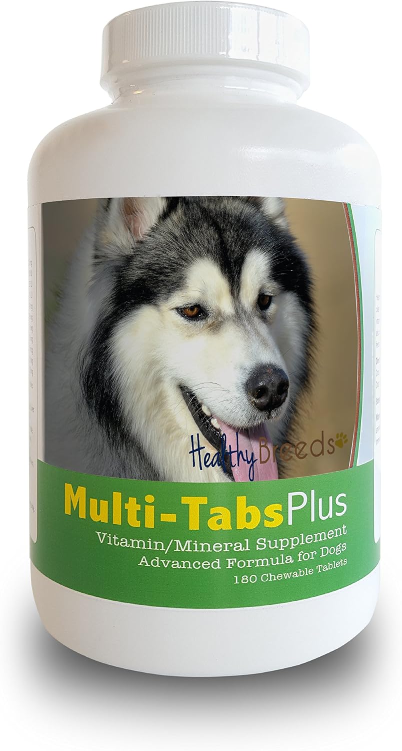Healthy Breeds Siberian Husky Multi-Tabs Plus Chewable Tablets 180 Count - görsel 1