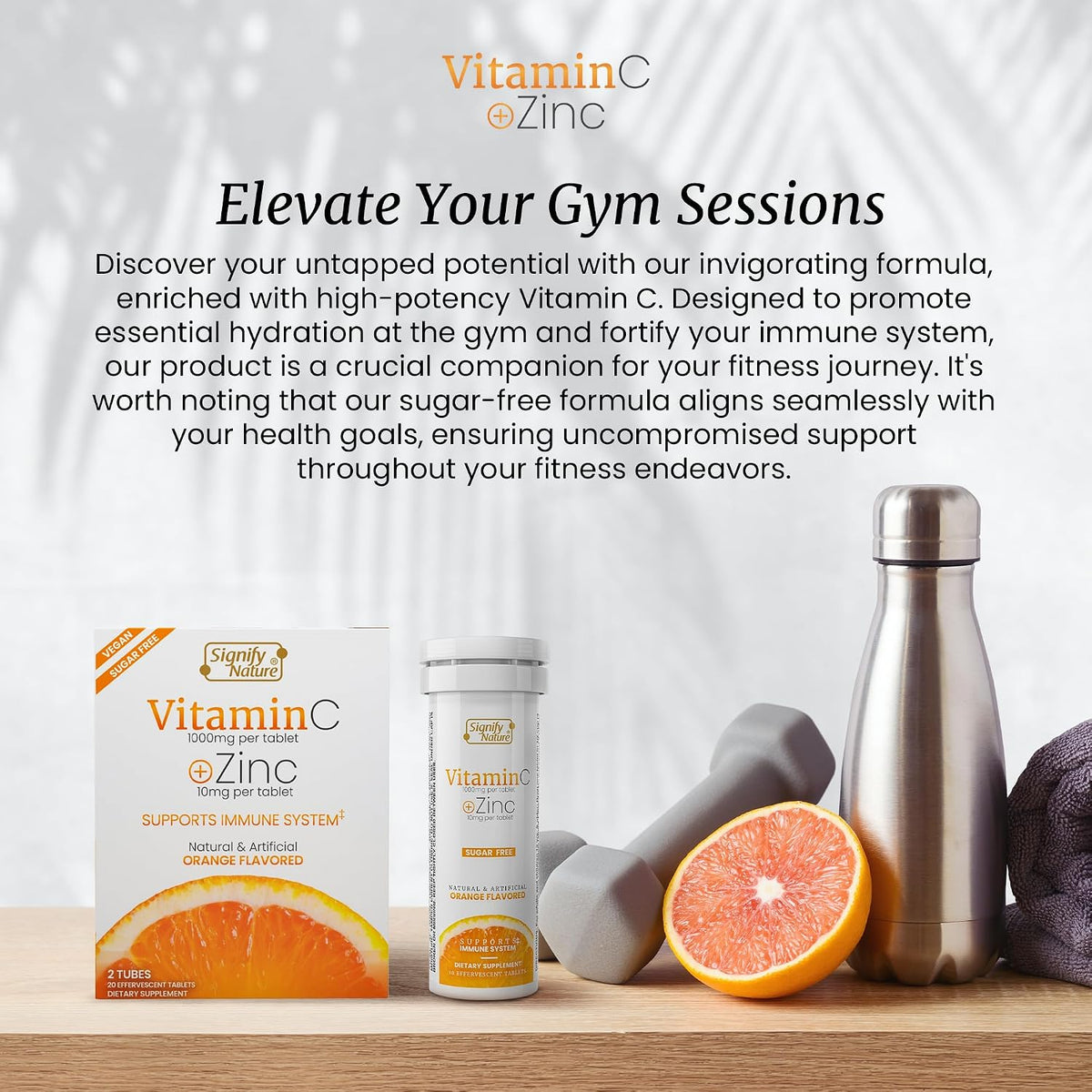 SIGNIFY NATURE Vitamin C 1000mg Effervescent Tablets with Zinc - görsel 7