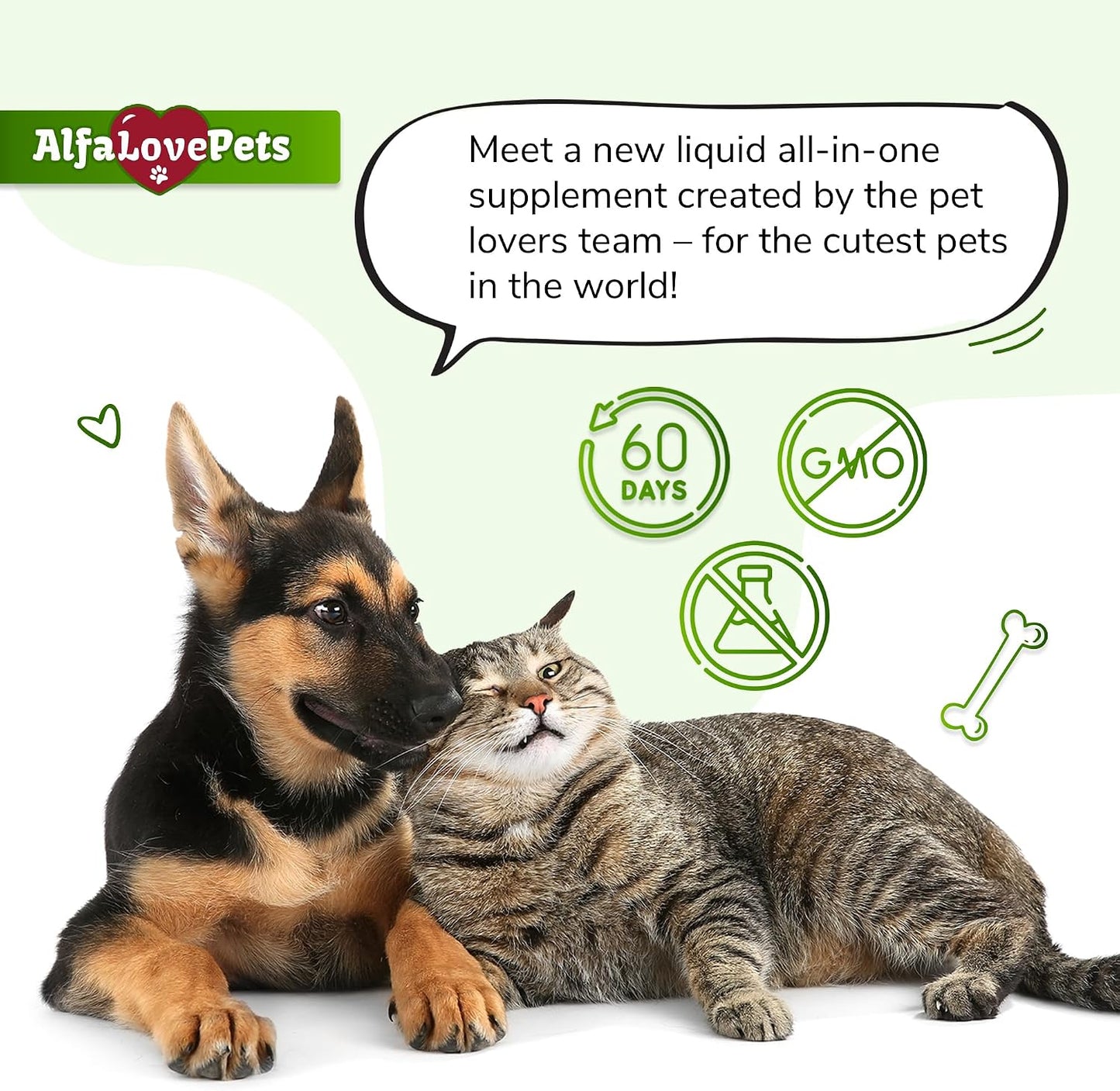 Alfa Love Pets Urinary Tract Support for Cats and Dogs - Cranberry Supplement - 2 oz - görsel 7