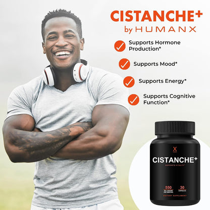 Humanx Cistanche+ 550mg – Premium Cistanche Tubulosa Extract for Men